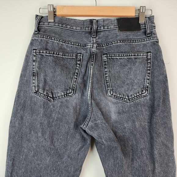 Everlane 90's Cheeky Jean 26 Ankle Black Wash Button Fly Denim - Picture 6 of 9